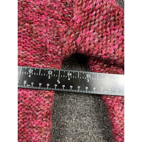 GapKids Sweater Girls Medium 8 Metallic Knit Pullover Long Sleeve Winter Warm - Picture 8 of 9